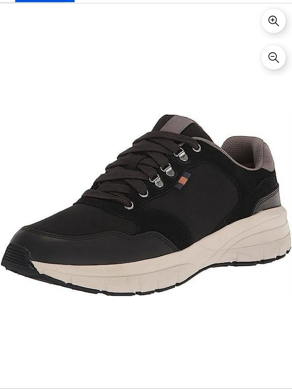 Dr Scholl's Northern Black Suede Leather Lace Up Low Top Rounded Toe Sneakers (B